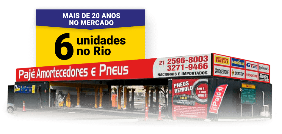 Pajé Amortecedores, seu Auto Center completo com 6 lojas no Rio de Janeiro Pajé Amortecedores, seu Auto Center completo com 6 lojas no Rio de Janeiro